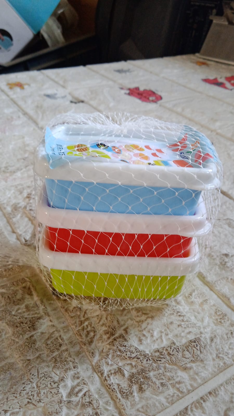 5556 Plastic Airtight Containers Set, Small Plastic Container Set, Rectangular Plastic Food, Pickle, Fridge Containers Multicolor Kitchen Storage Container (3 Pcs Set) 5556 Plastic Airtight Containers Set, Small Plastic Container Set, Rectangular Plastic Food, Pickle, Fridge Containers Multicolor Kitchen Storage Container (3 Pcs Set)